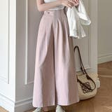 タックワイドパンツ レディース パンツ | Doux Belle  | 詳細画像7 