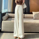 シンプルデザインロングパンツ レディース パンツ | Doux Belle  | 詳細画像2 