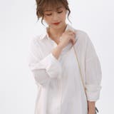 麻混素材シャツワンピ アウター レディース | Doux Belle  | 詳細画像10 