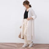 麻混素材シャツワンピ アウター レディース | Doux Belle  | 詳細画像13 