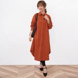 麻混素材シャツワンピ アウター レディース | Doux Belle  | 詳細画像29 