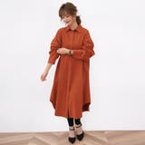 麻混素材シャツワンピ アウター レディース | Doux Belle  | 詳細画像31 