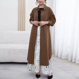 麻混素材シャツワンピ アウター レディース | Doux Belle  | 詳細画像33 