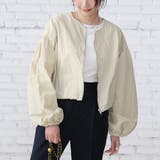 アイボリー | 長袖トップス 着痩せ 女性 | Doux Belle