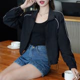 クロップド丈トラックジャケット | Doux Belle  | 詳細画像11 