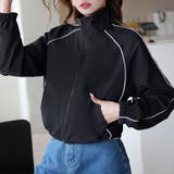 クロップド丈トラックジャケット | Doux Belle  | 詳細画像12 