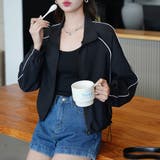 クロップド丈トラックジャケット | Doux Belle  | 詳細画像13 