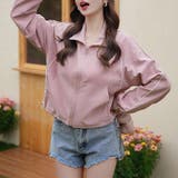 クロップド丈トラックジャケット | Doux Belle  | 詳細画像8 