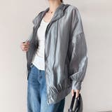 グレー | オーバーサイズシアーパーカ | Doux Belle 