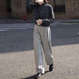 ワッフル素材ハイネックジップアップジャケット | Doux Belle  | 詳細画像14 