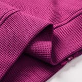 ワッフル素材ハイネックジップアップジャケット | Doux Belle  | 詳細画像20 