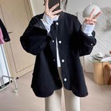 配色ボタンゆるシルエットライトジャケット | Doux Belle | 詳細画像10