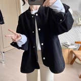 配色ボタンゆるシルエットライトジャケット | Doux Belle | 詳細画像9