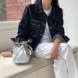 ステッチ入りクラシックデニムジャケット | Doux Belle | 詳細画像5