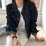 ステッチ入りクラシックデニムジャケット | Doux Belle | 詳細画像6