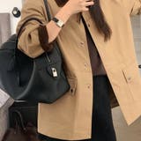 配色ステッチ入りカジュアルジャケット | Doux Belle | 詳細画像10