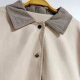 配色ステッチ入りカジュアルジャケット | Doux Belle | 詳細画像15