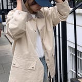 配色ステッチ入りカジュアルジャケット | Doux Belle | 詳細画像5