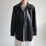 フェイクレザーシャツジャケット | Doux Belle | 詳細画像4