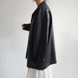 フェイクレザーシャツジャケット | Doux Belle | 詳細画像5