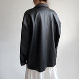 フェイクレザーシャツジャケット | Doux Belle | 詳細画像6