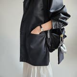 フェイクレザーシャツジャケット | Doux Belle | 詳細画像9