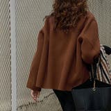 ウール調ワイドカラーショートジャケット | Doux Belle  | 詳細画像10 