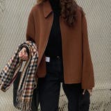 ウール調ワイドカラーショートジャケット | Doux Belle  | 詳細画像11 