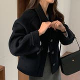 ワイドカラーショートジャケット | Doux Belle  | 詳細画像10 