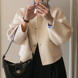 ウール調ショート丈ジャケット | Doux Belle | 詳細画像4