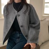 ウール調ショート丈ジャケット | Doux Belle | 詳細画像6