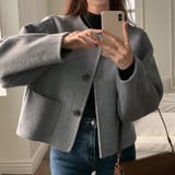 ウール調ショート丈ジャケット | Doux Belle | 詳細画像7