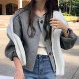 ウール調ショート丈ジャケット | Doux Belle | 詳細画像9