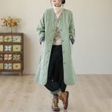 ダイヤキルト加工ロングコート | Doux Belle  | 詳細画像10 