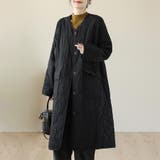 ダイヤキルト加工ロングコート | Doux Belle  | 詳細画像12 