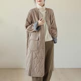 ダイヤキルト加工ロングコート | Doux Belle  | 詳細画像2 