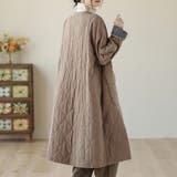 ダイヤキルト加工ロングコート | Doux Belle  | 詳細画像4 