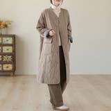 ダイヤキルト加工ロングコート | Doux Belle  | 詳細画像5 