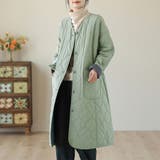 ダイヤキルト加工ロングコート | Doux Belle  | 詳細画像6 