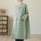 ダイヤキルト加工ロングコート | Doux Belle  | 詳細画像7 