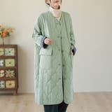 ダイヤキルト加工ロングコート | Doux Belle  | 詳細画像8 