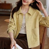 イエロー | 襟付きベーシックジャケット レディース ジャケット | Doux Belle