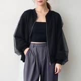 チュールシアージップアップブルゾン&キャミソールセット レディース トップス | Doux Belle | 詳細画像11