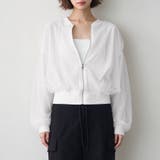 チュールシアージップアップブルゾン&キャミソールセット レディース トップス | Doux Belle | 詳細画像6