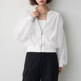 チュールシアージップアップブルゾン&キャミソールセット レディース トップス | Doux Belle | 詳細画像8