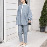 ラウンドネックペプラムシルエットセットアップ | Doux Belle  | 詳細画像12 