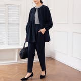 ラウンドネックペプラムシルエットセットアップ | Doux Belle  | 詳細画像13 