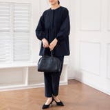 ラウンドネックペプラムシルエットセットアップ | Doux Belle  | 詳細画像16 