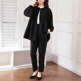 ラウンドネックペプラムシルエットセットアップ | Doux Belle  | 詳細画像18 