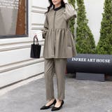 ラウンドネックペプラムシルエットセットアップ | Doux Belle  | 詳細画像2 